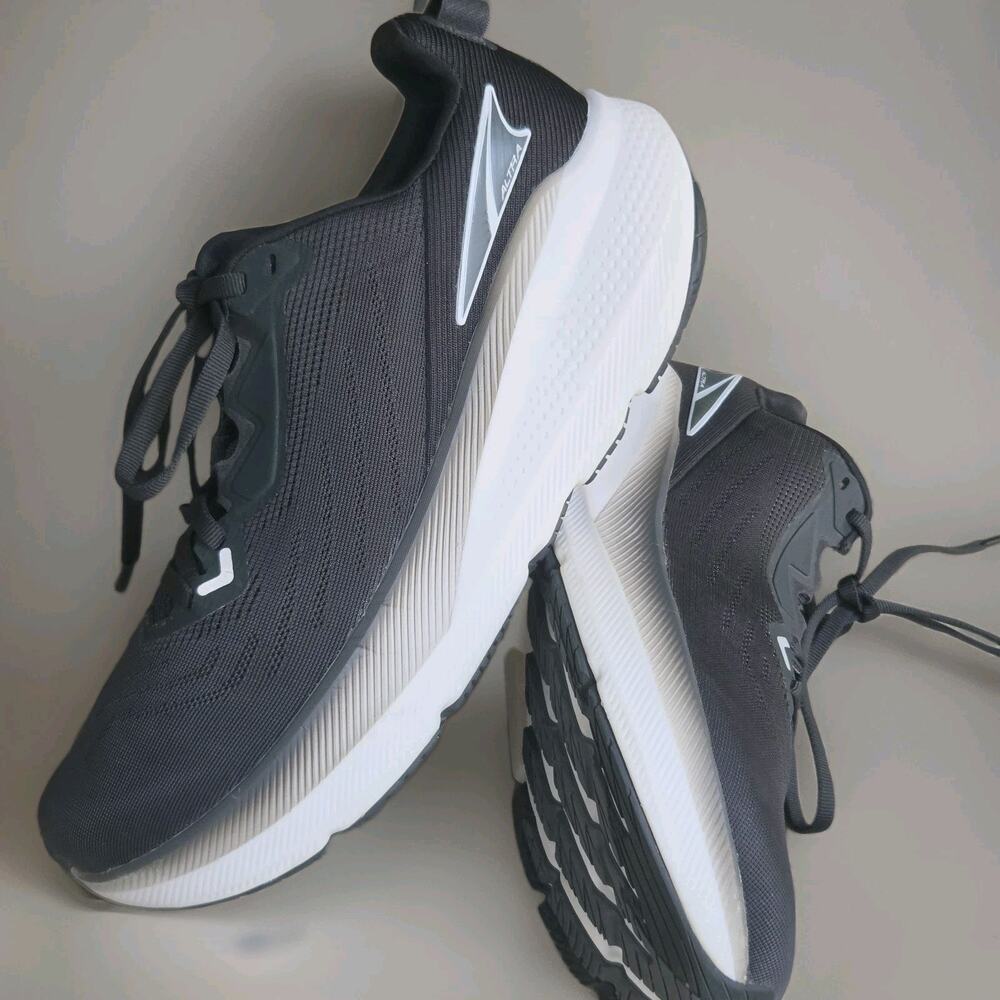 Altra Black and White Athletic Running Shoes